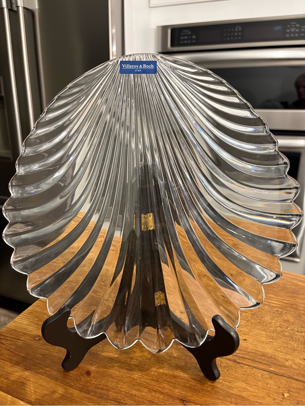 Villeroy & Boch Clear Crystal Shell Platter